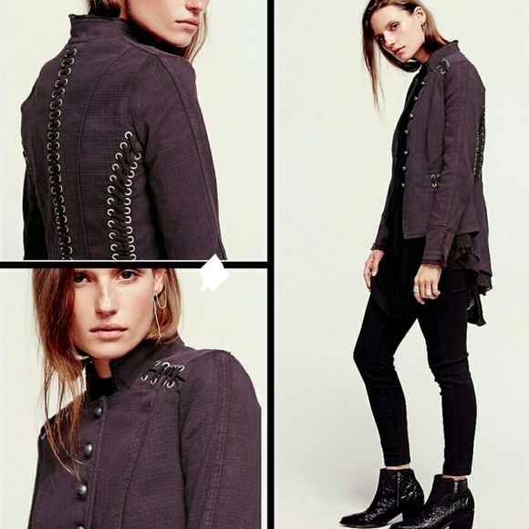 NWT Free People Victorian Military Jacket - Picture 5 of 5